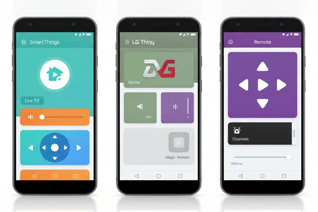 Controlar Samsung, LG e Roku pelo Celular com Apps de Wi-Fi